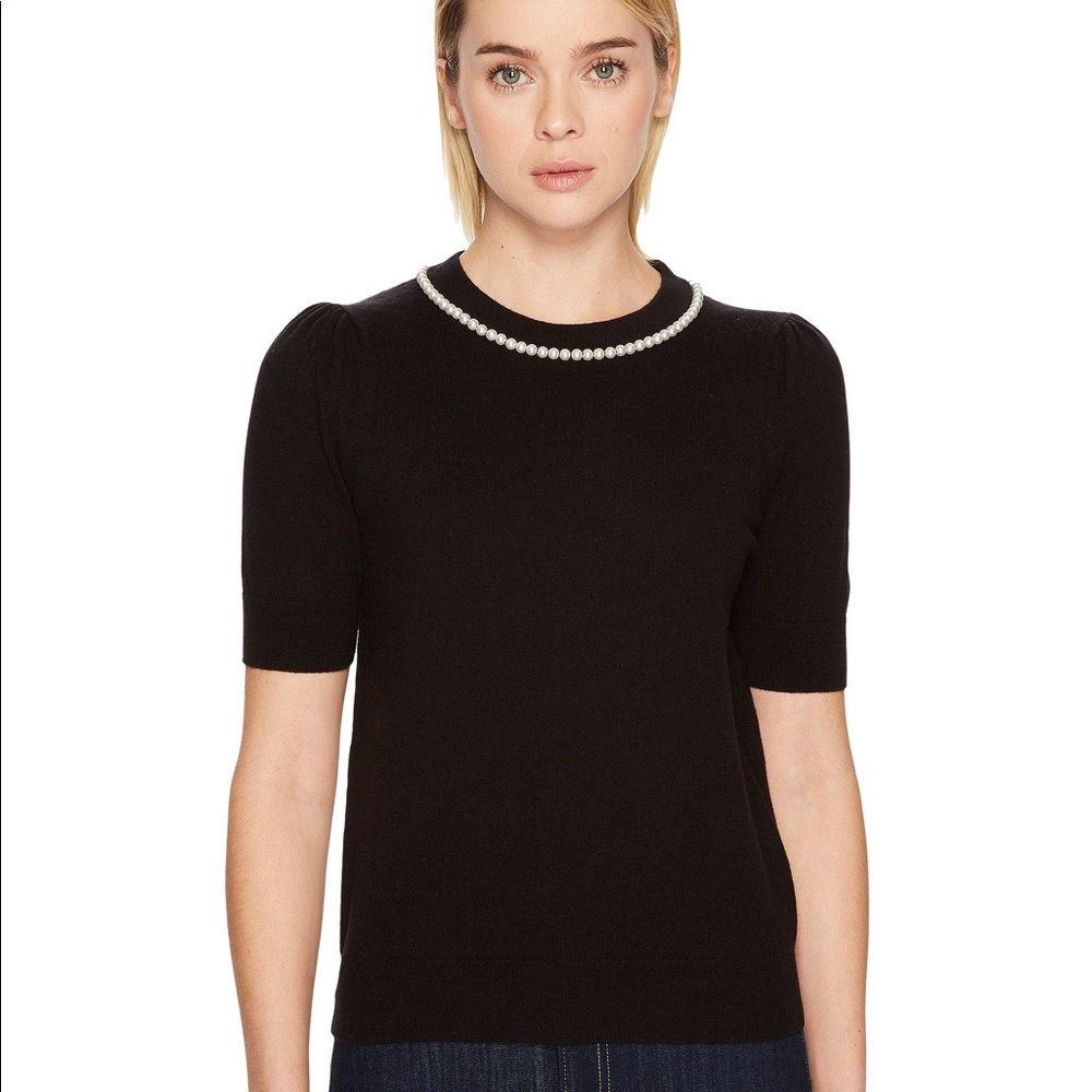 Kate Spade pearl embellished sweater